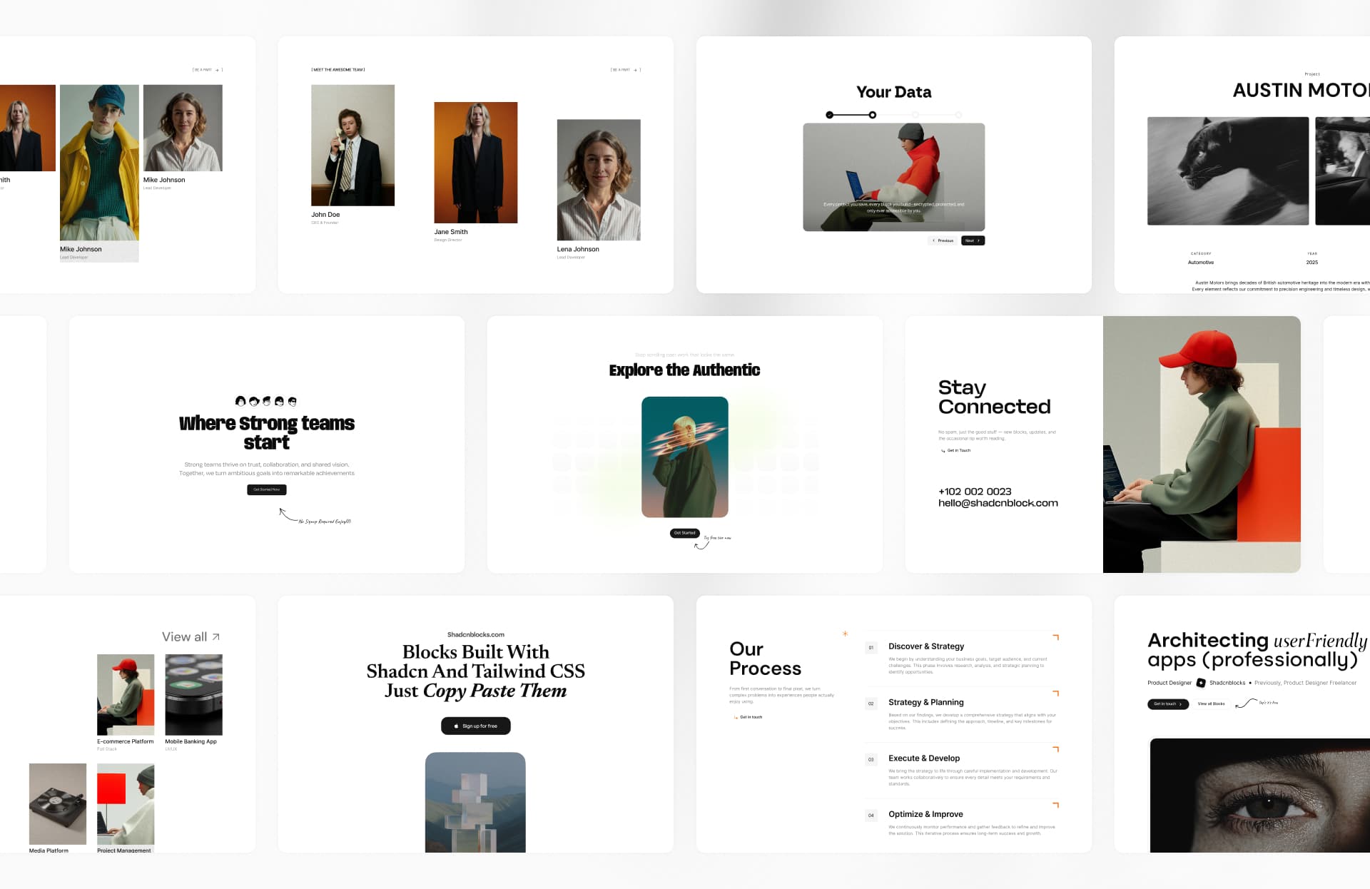 Shadcnblocks Design System