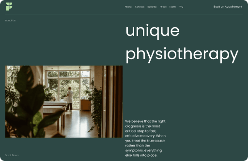 Unique Physio Website